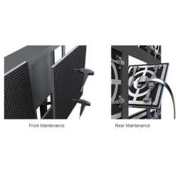 outdoor full color IP68 waterproof aluminum led module P6.67 led screen front service cabinet panel led advertising screen