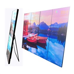 70 75 86 inch touch screen vertical LCD panel bracket advertising display screen LED advertising machine full HD large advertising screen